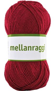 Järbo GARN Mellanraggi Bordeaux 28225, 100g (634-28225)
