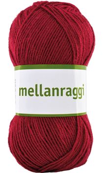 Järbo GARN Mellanraggi Bordeaux 28225, 100g