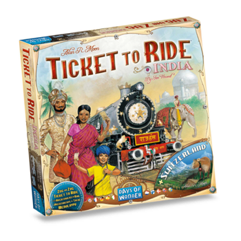 Asmodee Kartutvidelse Ticket-To-Ride Collection-2 India-Sveits