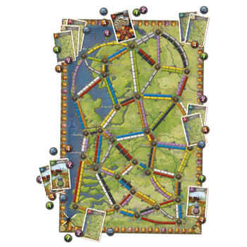Asmodee Kartutvidelse Ticket-To-Ride Collection-4 Nederland (617-DOW720120)