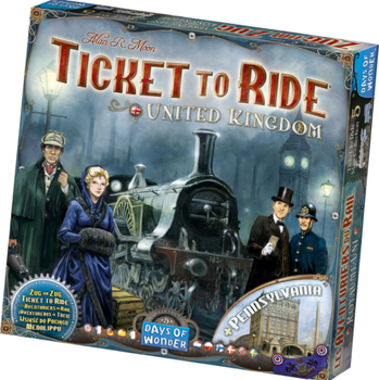 Asmodee Kartutvidelse Ticket-To-Ride Collection-5 UK-Pennsylvania (617-DOW720123)