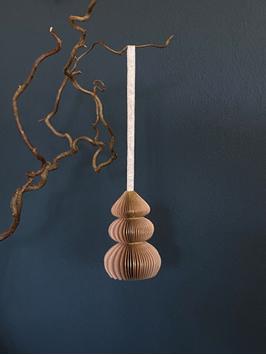 UND Ornament Snømann Rosa 8cm