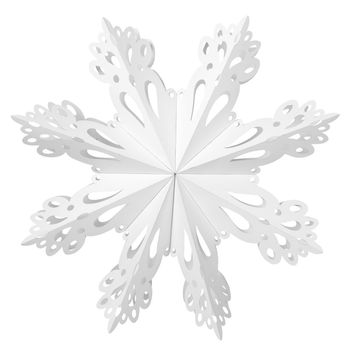 Broste Copenhagen Julestjerne Snowflake Hvit 76cm (190-70080322)