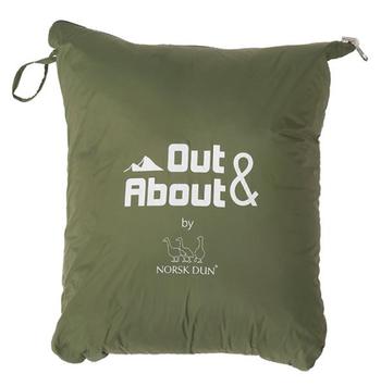 Norsk Dun Out&About Dunpledd Grønn (479-114999)