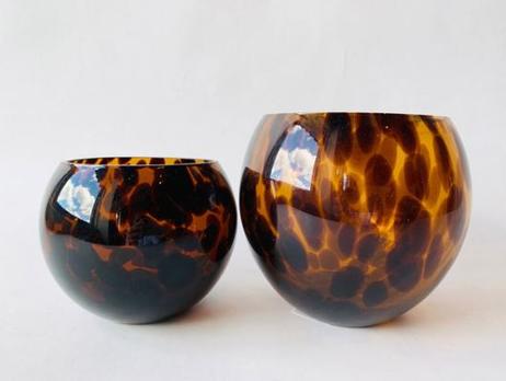 Trend Design Lysglass Brun 14cm