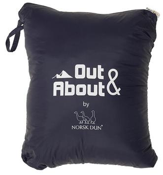 Norsk Dun Out&About Dunpledd Blå (479-114997)