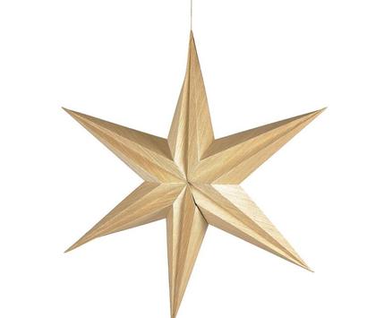 Villa Collection Julestjerne trefinér 65cm 