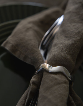 By On Serviettring Anna Sølv 4stk  (575-5018291)