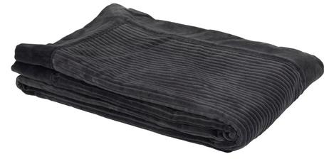 Turiform Ella Sengeteppe 140x220 bomullskordfløyel-grå