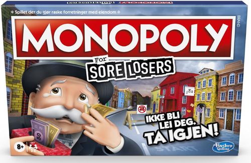 HASBRO Brettspill Monopoly Sore-Losers-Edition