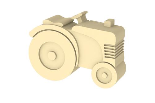 Blafre Matboks Traktor Lys Gul (170-7711)