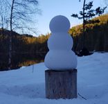 Snøform Snømann 20cm (654-SNOWMAN-RED)