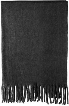 Sagaform Pledd Lucian Svart Ull-blanding 150x125