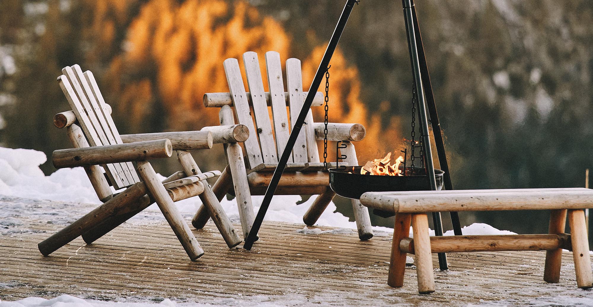 Canadian Outdoor Log Stol Sedertre | Multitrend