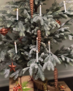 Deluxe LED Juletrelys Batteri 6stk