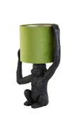 Light & Living Bordlampe Monkey Sort Oliven (273-1869512)