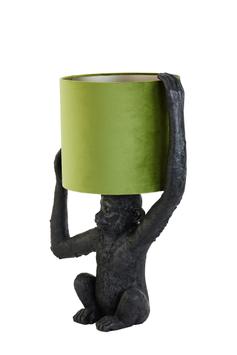 Light & Living Bordlampe Monkey Sort Oliven (273-1869512)