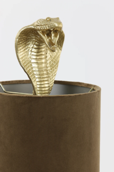 Light & Living Bordlampe Snake Gull Caramel (273-1863884)