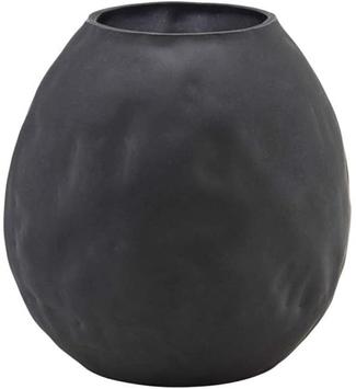 House Doctor Vase Groove Sort Ø7,5xH14 (151-Sv1301)