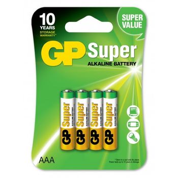 GP Super AAA-batteri LR03 4pk (338-5507)