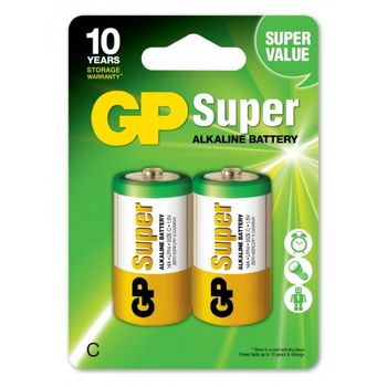 GP Super C-batteri LR14 2pk (338-5503)