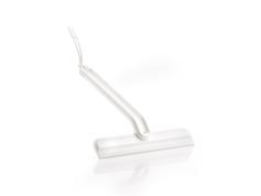 Zone Dusjnal Silikon/Metall Hvit