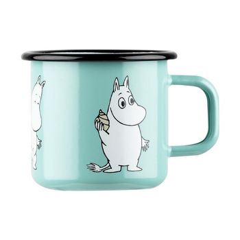 Mummi Emaljekopp Retro Mummitrollet 3,7dl (489-1701-037-11)