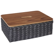 Handed By Kurv Dark-Grey Ideal 37x24xH13cm