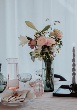 Specktrum Harlequin Karaffel/ Vase H25cm Grey (625-1070)