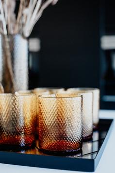 Specktrum Drikkeglass Harlequin H10cm Golden (625-1113)