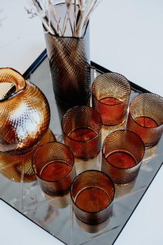 Specktrum Drikkeglass Harlequin H10cm Golden (625-1113)