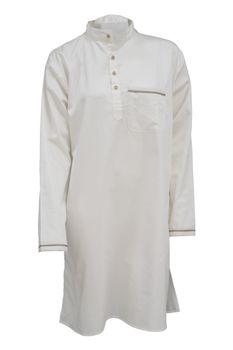 Halvor Bakke St.George Nattskjorte Pure-Cashmere Egyptisk bomull