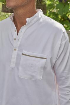 Halvor Bakke St.George Nattskjorte Pure-Cashmere Egyptisk bomull (479-115370)