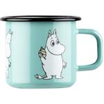 Mummi Emaljekopp Retro Mummitrollet 3,7dl (489-1701-037-11)
