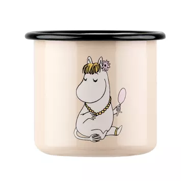 Mummi Emaljekopp Retro Snorkfrøken 3,7dl (489-1701-037-09)
