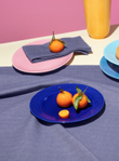 Lyngby Rhombe Color Lunsjtallerken 23cm_MørkBlå (521-201936)