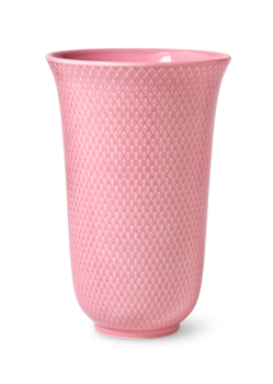 Lyngby Porcelæn Rhombe Color Vase H20cm_Rosa (521-201921)