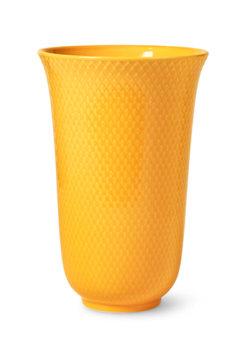 Lyngby Rhombe Color Vase Ø13,5xH20_Gul