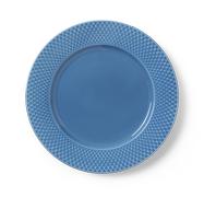 Lyngby Rhombe Color Middagstallerken Ø27cm_Blå