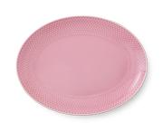 Lyngby Porcelæn Rhombe Color Serveringsfat 28.5x21.5cm_Rosa (521-201957)