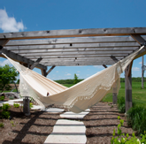 Vivere Hengekøye Dobbel brasiliansk bomull offwhite (540-BRAZ600)