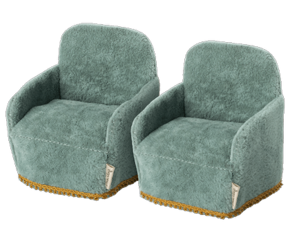 Maileg Miniature Dukkehusmøbler Stoler 2stk (375-11-1408-00)
