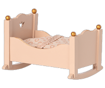 Maileg Miniature Dukkehusmøbler Vugge Rosa