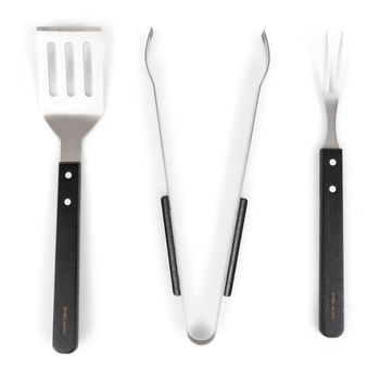 Riviera Maison BBQ-sett Stekespade Grilltang Gaffel kjøkkenredskap (443-507120)