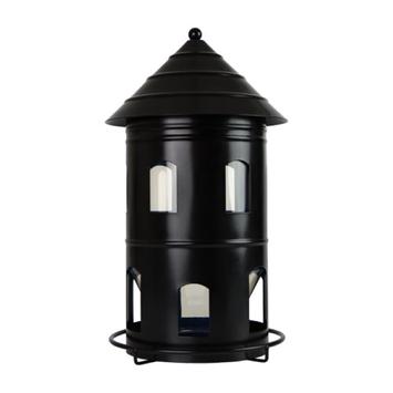 Wildlife Garden Fuglehus og Fuglemater Sort H41cm (641-WG326)