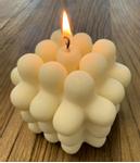 Andrej Urem Milk Candle Kubbelys H9cm (615-AUMILKM001)