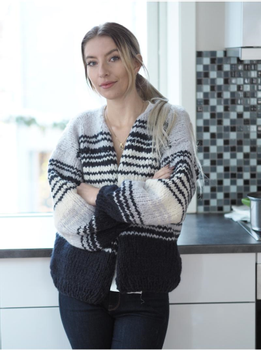 Knit Norway Chunky Comfy Cardigan Oppskrift (642-10568)