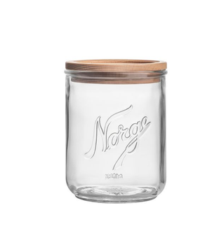 Norgesglasset Oppbevaringsglass med lokk 13cm (560-1209086)