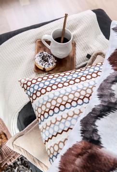 Rebell Putetrekk Napoli brodert-silketråd 50x50cm Harvest  (479-116090)