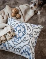 Rebell Putetrekk Trento lin-bomull 60x60cm Classic-Blue 